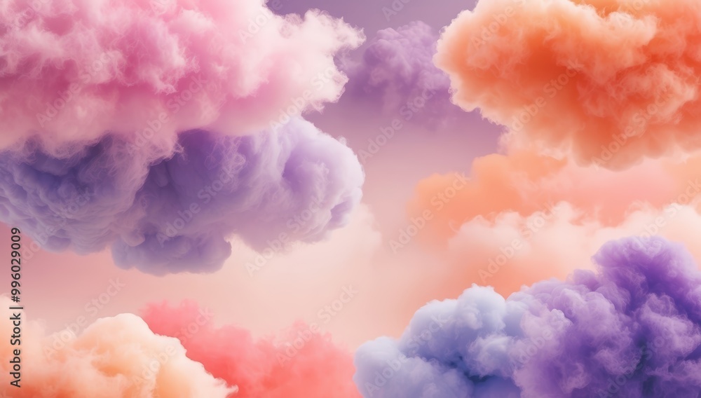 picturesque cloudscape with vibrant hues, evoking a sense of wonder and tranquility picturesque cloudscape with vibrant hues, evoking a sense of wonder and tranquility