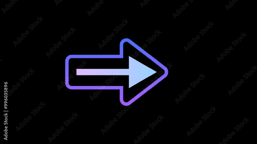 A sleek arrow animation on a black screen, smoothly pointing in a direction. Ideal for presentations, transitions, or guiding focus in videos with a clean, modern look A sleek arrow animation on a black screen, smoothly pointing in a direction. Ideal for presentations, transitions, or guiding focus in videos with a clean, modern look