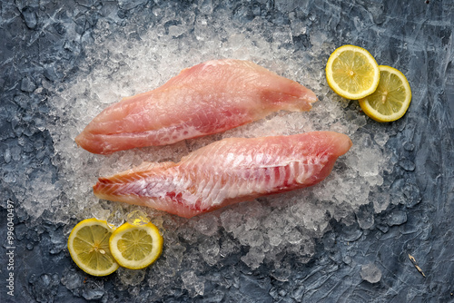 fresh fish with lemon