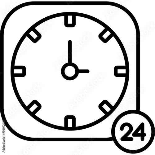 Twenty Four Hours Icon