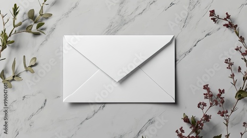 A modern envelope label design, featuring clear fonts and high-quality printing, ready to be applied to envelopes for mailing photo