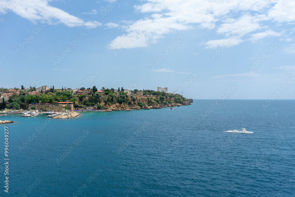 Cape of Antalya, Turkey facing the Mediterranean Sea Cape of Antalya, Turkey facing the Mediterranean Sea