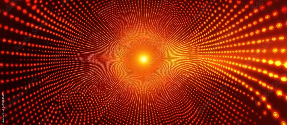 Abstract geometric element with concentric radial design creating a radiating effect Abstract geometric element with concentric radial design creating a radiating effect