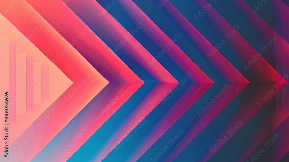 Obraz premium Abstract Geometric Background with Colorful Triangles