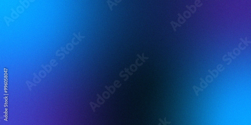 Digital grainy gradient with a colorful soft noise effect. Vintage Grunge Texture Pattern in Blue Tones for Artful Wallpaper. Gradient blur, noise, grain, texture. abstract background. 