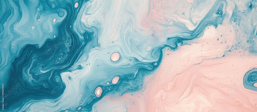 Obraz premium Abstract acrylic background featuring marble style with paint stroke textures Ideal for web and game design this macro image captures grunge mud art in a surrealistic manner