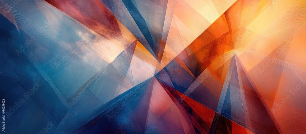 Intersecting Lines The Geometry of Space in a Surrealist Abstract Background Intersecting Lines The Geometry of Space in a Surrealist Abstract Background