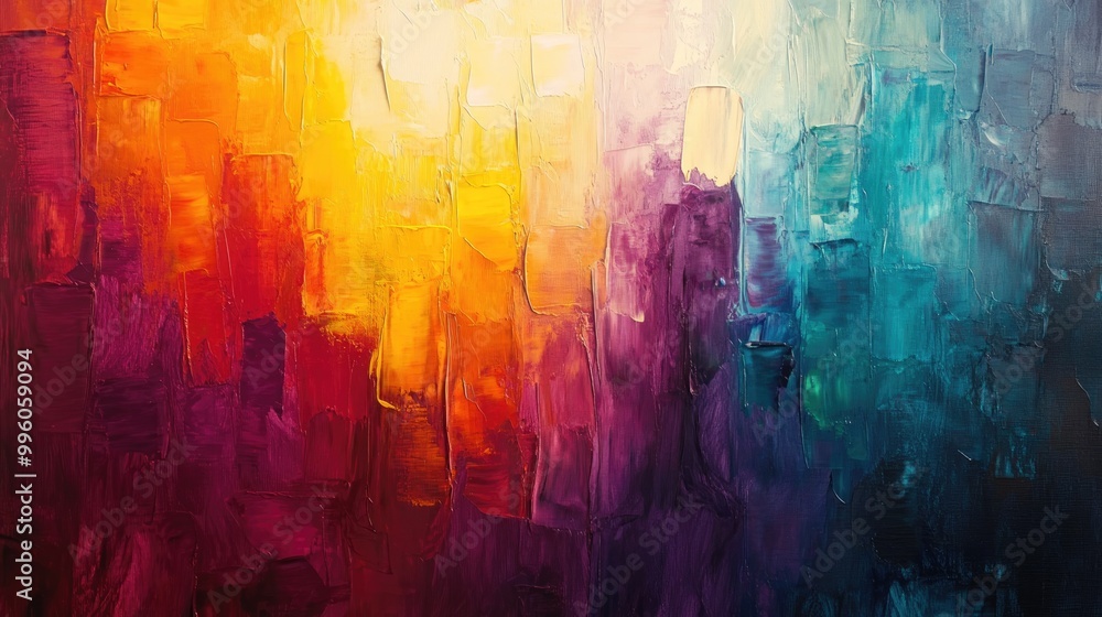 custom made wallpaper toronto digitalAbstract oil painting with vibrant colors showcasing impressionist style A modern surreal artwork ideal for wall decor featuring a hand drawn textured design