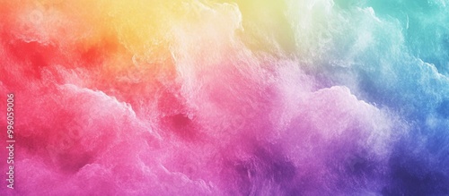 Vibrant abstract background featuring a colorful noise texture Artistic gradient effects in multicolor pastels create a surreal and creative illustration