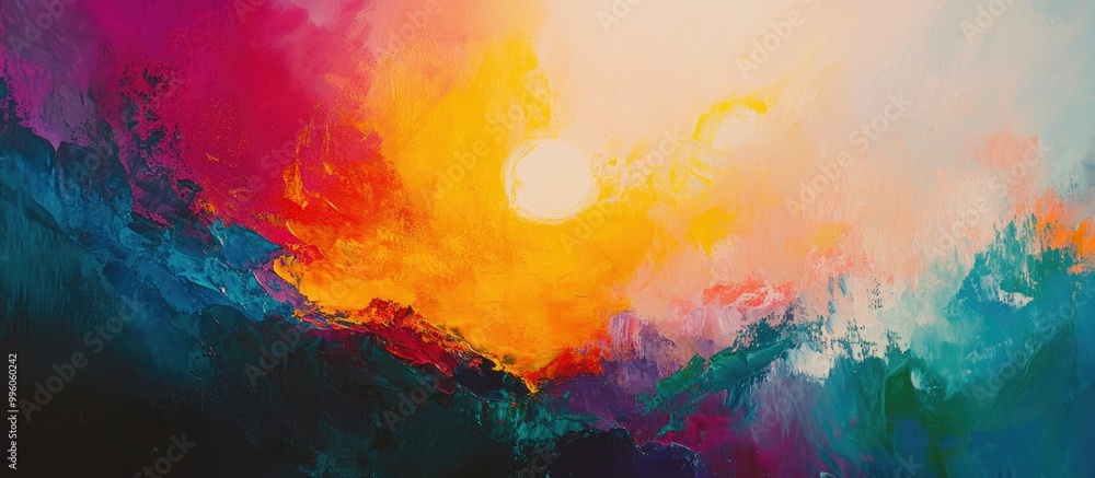 Abstract oil painting featuring a colorful backdrop Impressionist style abstraction A modern surreal piece suitable for wall art and decor showcasing hand drawn textures Abstract oil painting featuring a colorful backdrop Impressionist style abstraction A modern surreal piece suitable for wall art and decor showcasing hand drawn textures