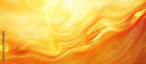 Yellow and orange abstract background featuring a fiery glow and dynamic textures