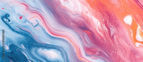 Wallpaper Mural Abstract acrylic background featuring a marble texture with paint strokes Ideal for web and game design this macro image showcases hand painted artwork with a surrealistic appeal Torontodigital.ca