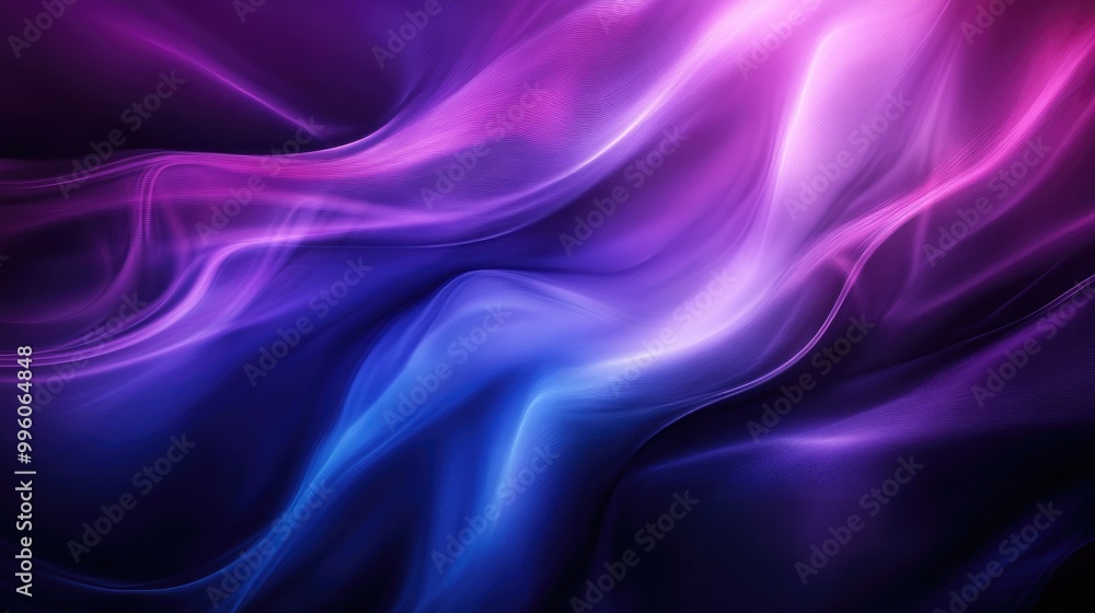 Fototapeta premium Violet and blue abstract backdrop featuring striking contrasts of dark and light shades A surrealistic canvas design in a contemporary art style ideal for various projects