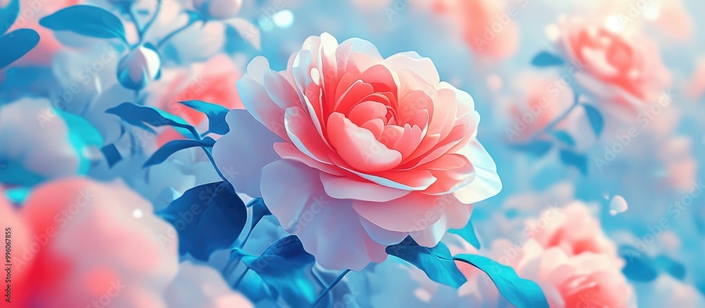 Flower 2d illustration Flower 2d illustration