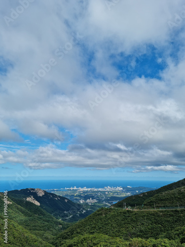  This is the scenery of Mt. Seorak, South Korea.