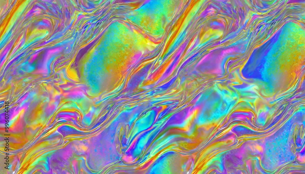 Iridescent colorful liquid background pattern almost-seamless Iridescent colorful liquid background pattern almost-seamless
