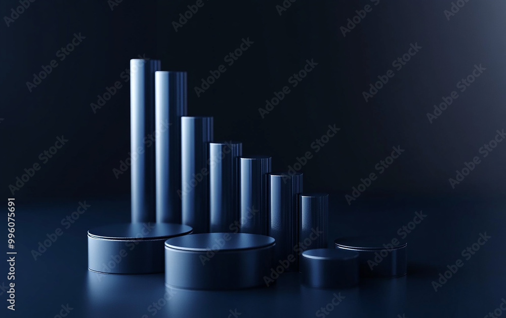 graph on black background graph on black background