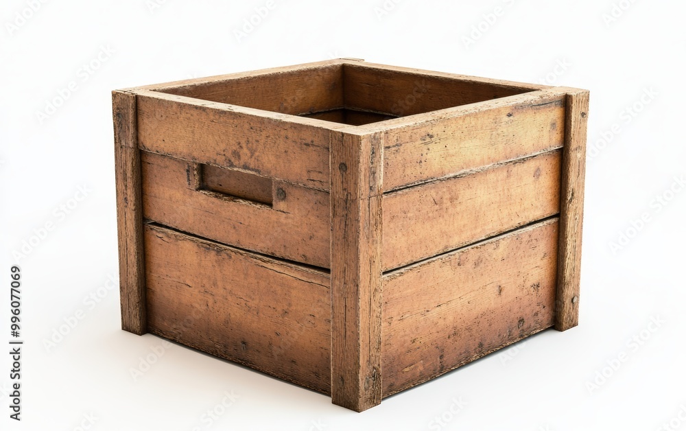 Box on white background Box on white background