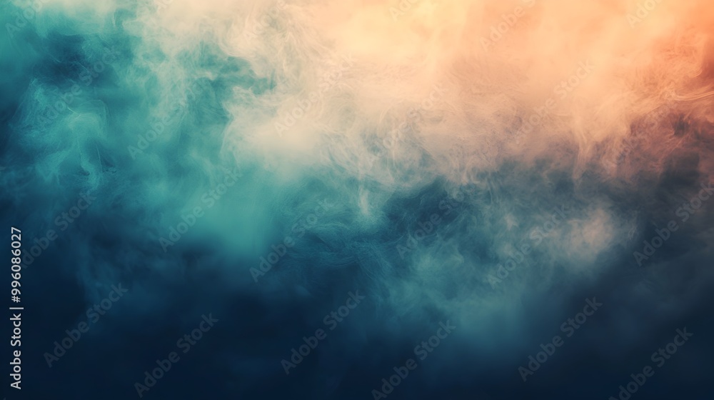 Ethereal Misty Gradient Abstract Landscape Background with Dreamlike Atmosphere Ethereal Misty Gradient Abstract Landscape Background with Dreamlike Atmosphere