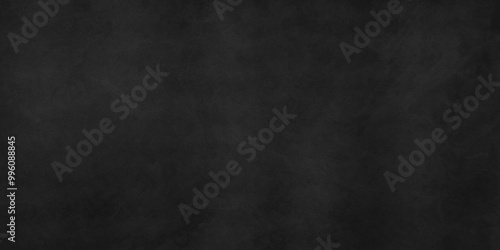 Old wall stone for dark black distressed grunge background wallpaper. rough concrete wall. Abstract black stone wall texture grunge rock surface. dark gray background backdrop. wide panoramic banner.