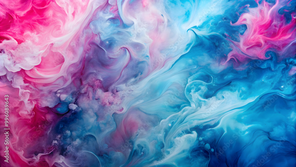 Abstract acrylic texture blending pink and blue colors , vibrant, painterly, artistic, background, vibrant, colorful Abstract acrylic texture blending pink and blue colors , vibrant, painterly, artistic, background, vibrant, colorful