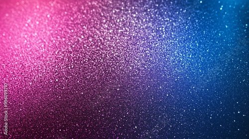 Abstract pink, gold and blue glitter effect background.