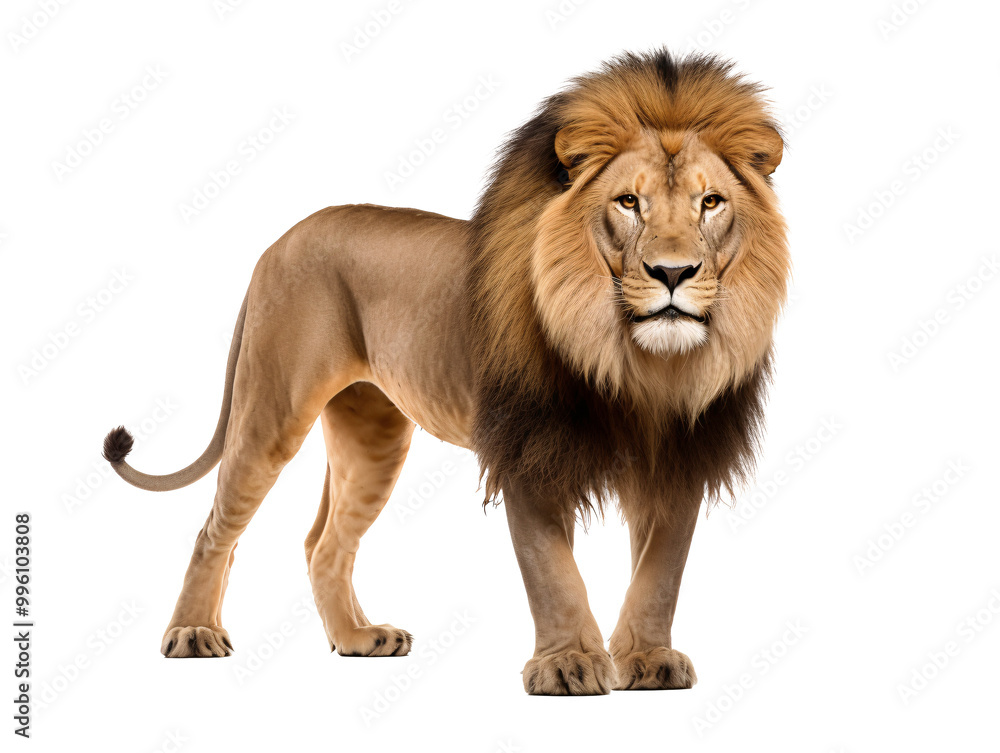 a lion with a mane a lion with a mane