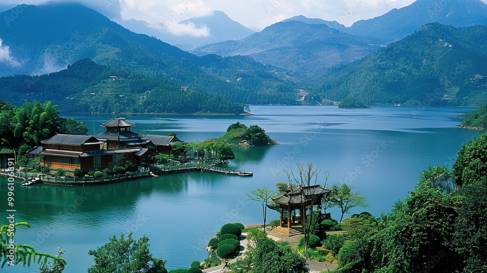 Stunning Tourist Scenery of Mountains and Waters: Ideal Resort Destinations. Discover Nature's Beauty and Tranquility. Stunning Tourist Scenery of Mountains and Waters: Ideal Resort Destinations. Discover Nature's Beauty and Tranquility.