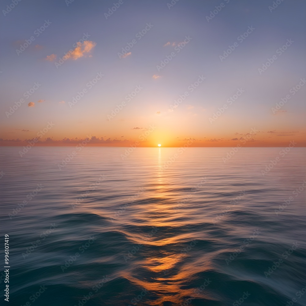 Obraz premium sunset in the sea