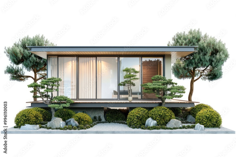 Modern Japanese Zen house