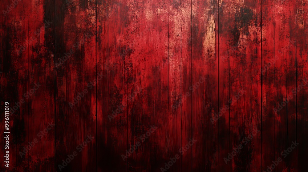 Vibrant red and black abstract texture with dark wood grain details Vibrant red and black abstract texture with dark wood grain details