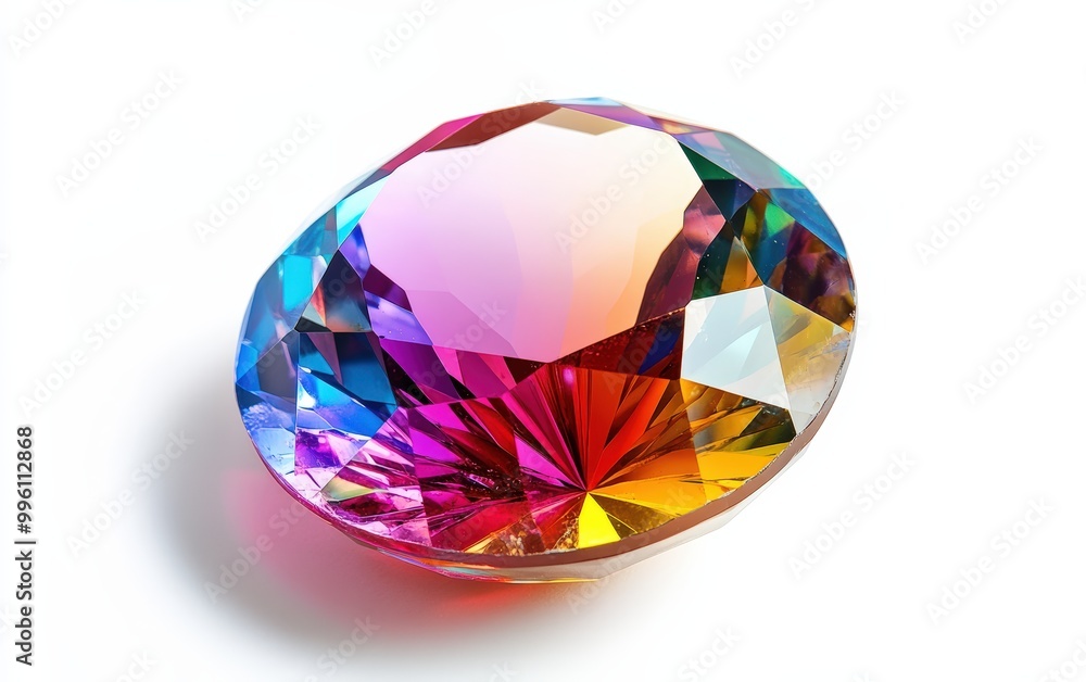 precious colored stone on a white background precious colored stone on a white background