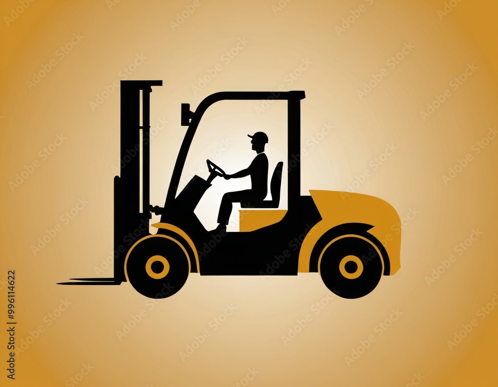 forklift logo vector. forklift icon. isolated logo design template element, suitable for your design need, logo, illustration and animation. Ai generated image. forklift logo vector. forklift icon. isolated logo design template element, suitable for your design need, logo, illustration and animation. Ai generated image.