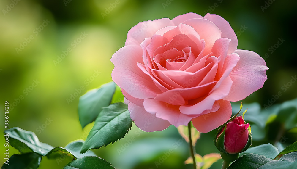 gardening french hybrid tea rose rose mme mailland rose peace on a green background on a summer day gardening french hybrid tea rose rose mme mailland rose peace on a green background on a summer day