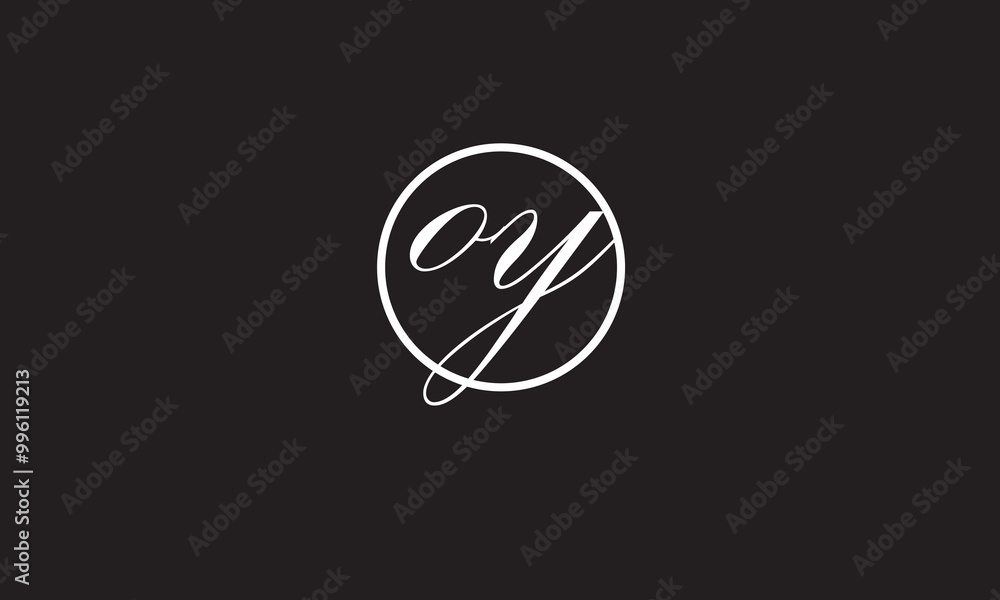 OY, YO, O, Y Abstract Letters Logo Monogram OY, YO, O, Y Abstract Letters Logo Monogram
