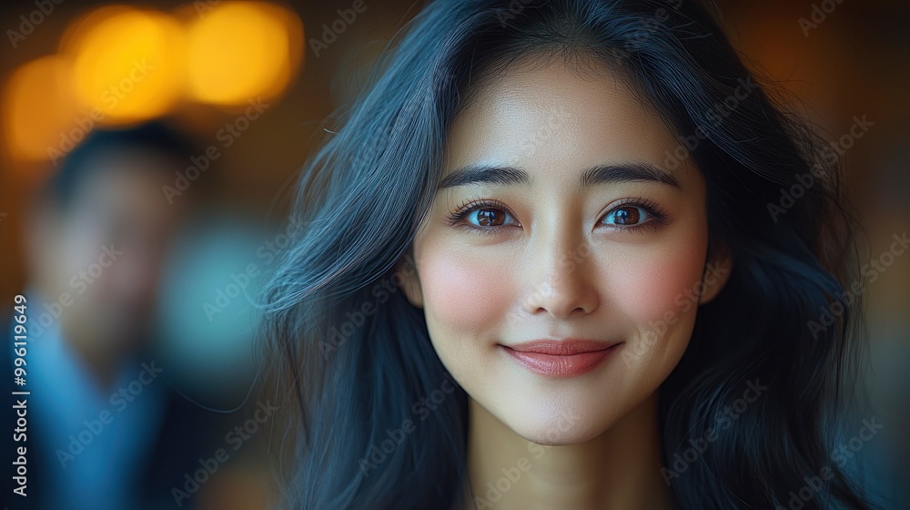 Portrait of a Beautiful Young Woman with a Warm Smile Portrait of a Beautiful Young Woman with a Warm Smile