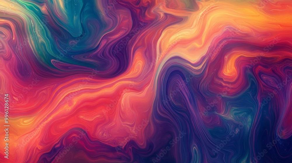 A colorful, abstract background with swirling, wavy patterns that create a sense of movement. A colorful, abstract background with swirling, wavy patterns that create a sense of movement.