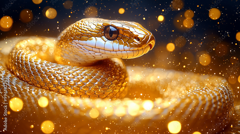 Snake with rich colors. Abstraction. Symbol of the year 2025 Snake with rich colors. Abstraction. Symbol of the year 2025