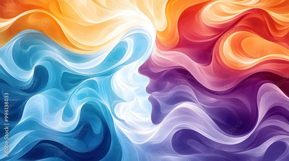 Vibrant Abstract Swirling Colors in Motion Vibrant Abstract Swirling Colors in Motion