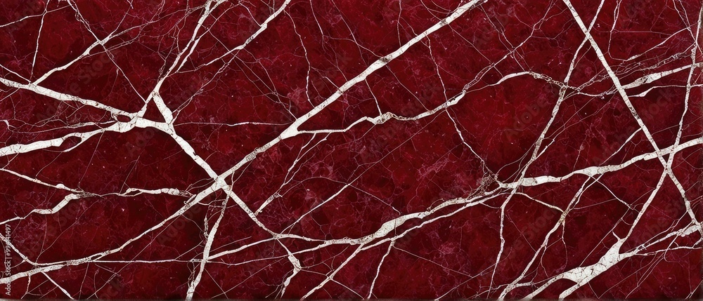 Red Marble with White Veins Red Marble with White Veins