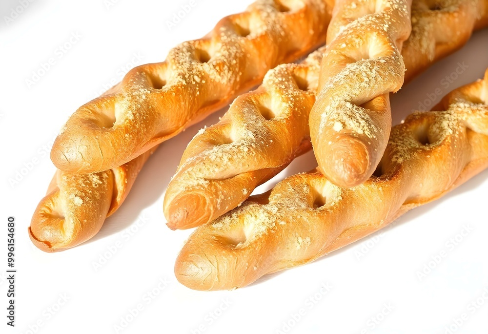 fresh baguettes bread on white background fresh baguettes bread on white background