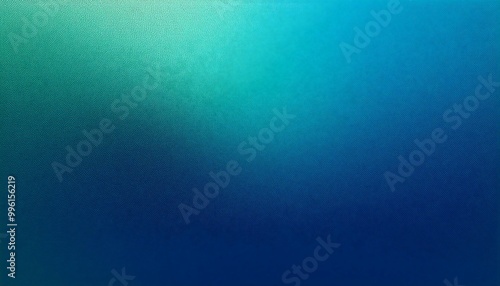 Teal Green and Blue Grainy Color Background 