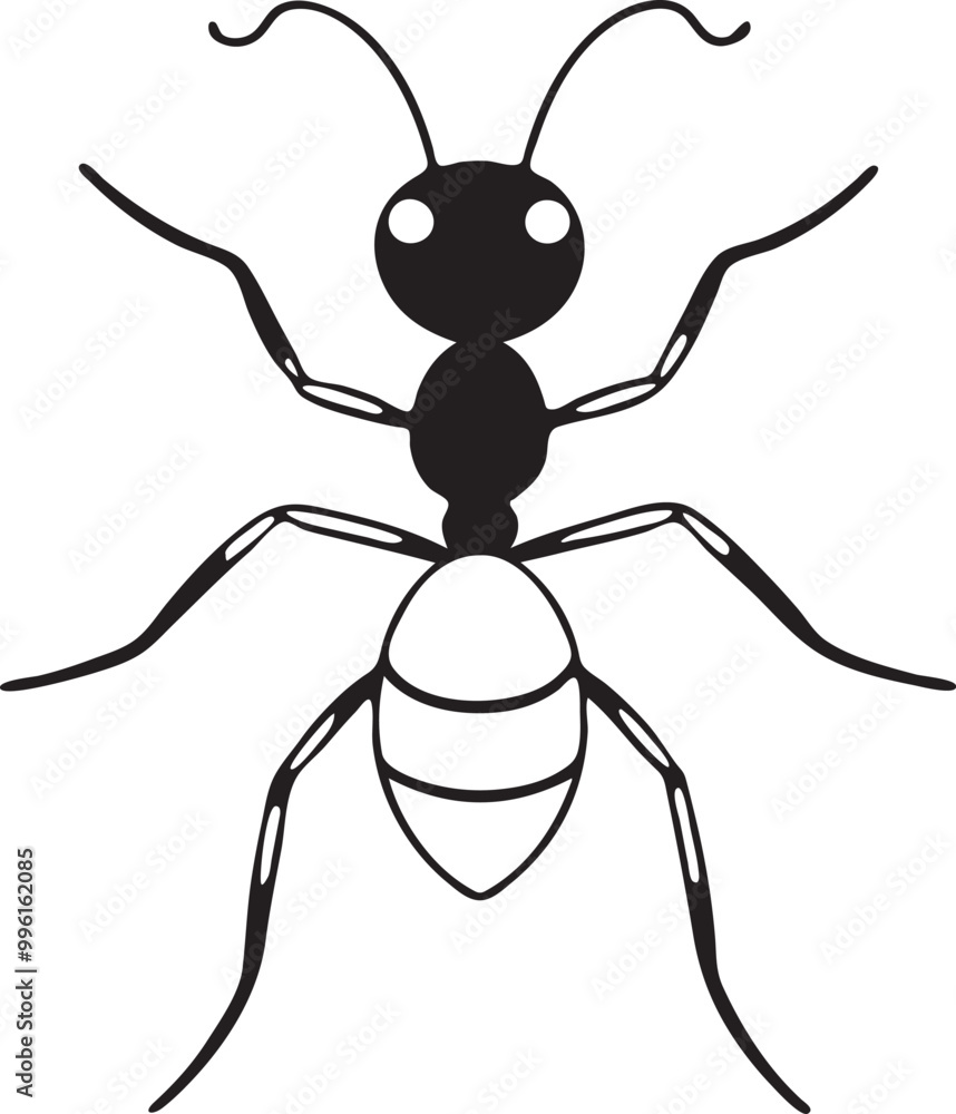 Ant silhouette vector art illustrator (4) Ant silhouette vector art illustrator (4)