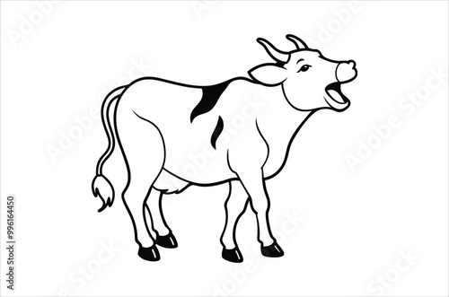 cow vector,  icon vector illustration,  cow silhouette of a cow isolated on a white background,  eps,  png,  svg,  vector, 