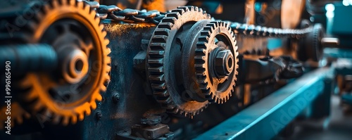 Close Up of Intricate Gears...