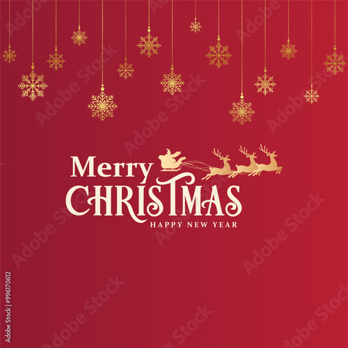 Marry Christmas and happy new year, designs can be used for background banner templates and so on. the design can be edited easily as needed