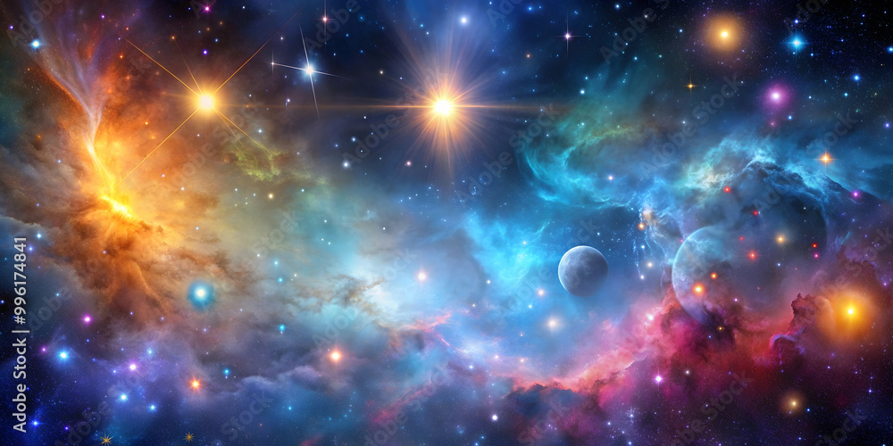 Deep space background with colorful stars, galaxies, and nebulae , deep space, galaxy, stars, nebula, background Deep space background with colorful stars, galaxies, and nebulae , deep space, galaxy, stars, nebula, background