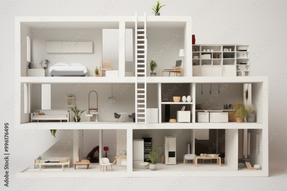 Apartment architecture furniture building. Apartment architecture furniture building.
