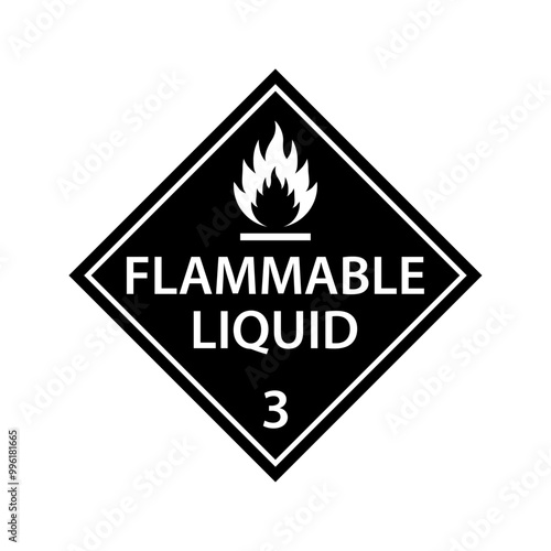 Flammable Liquid warning sign