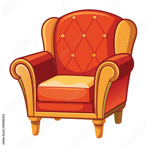 Armchair vector illustration